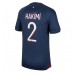 Tanie Strój piłkarski Paris Saint-Germain Achraf Hakimi #2 Koszulka Podstawowej 2023-24 Krótkie Rękawy